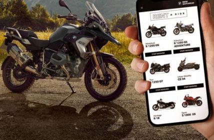 BMW Motorrad hebt Motorraderlebnisse mit Mietplattform (Foto: BMW Group)