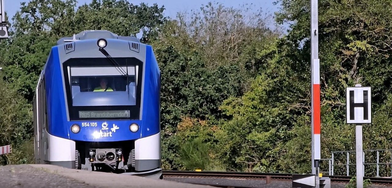 Alstom Coradia iLint Wasserstoffzüge stärken RMV-Wasserstoffzugflotte im (Foto: RMV.)