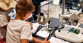 Herbstferien in Brandenburg: Kinder entdecken optische Täuschungen im Optik Industrie Museum (Foto: Kulturzentrum Rathenow)