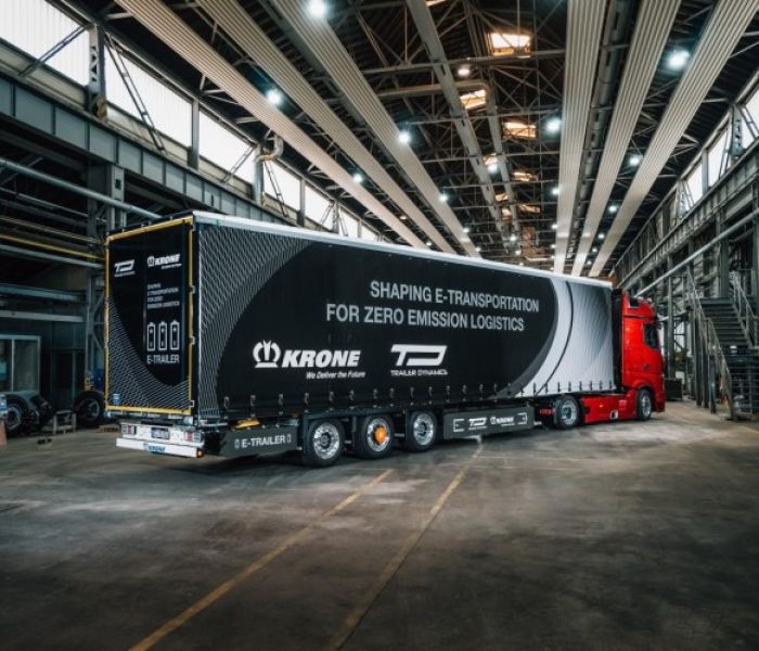 EIB fördert Roll-out elektrischer Trailer (Foto: Trailer Dynamics GmbH)